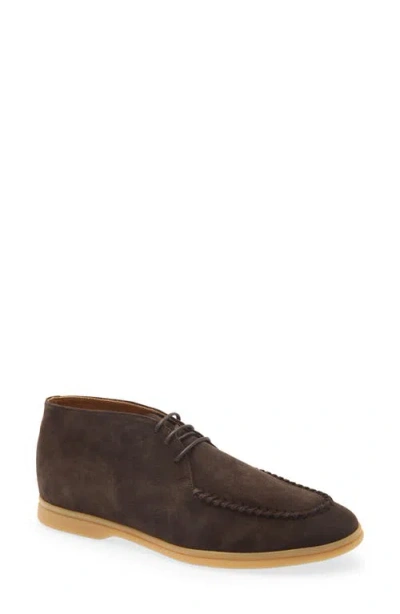 Eleventy Braided Chukka Boot In Brown