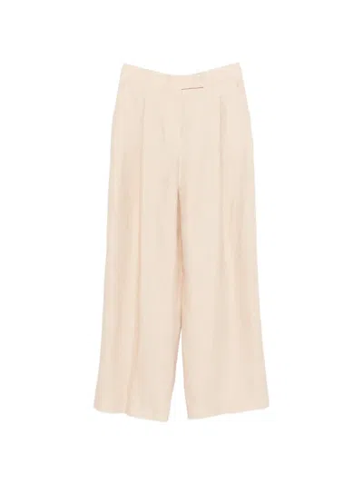 Eleventy Button-closure Trousers In Neutral