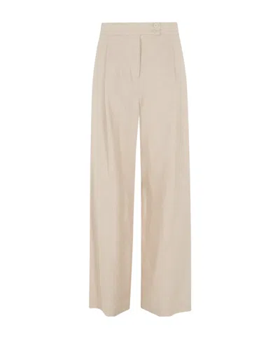Eleventy Button-closure Trousers In Neutral