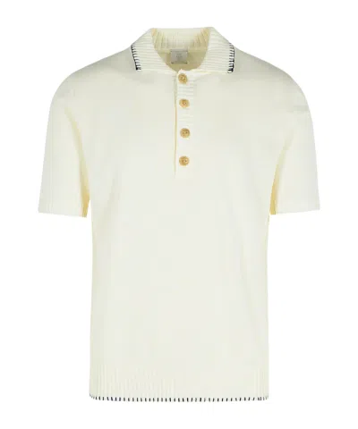 Eleventy Short-sleeved Sweater In White