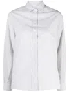 Eleventy Button-down Long Sleeve Shirt In Multi