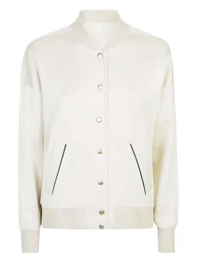 Eleventy Button-fastening Bomber Jacket In Neutral