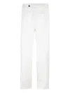 Eleventy White Cotton Trousers In White