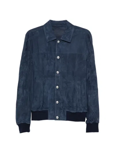 Eleventy Button-fastening Jacket In Burgundy