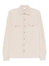 Eleventy Button-fastening Pocket Shirt In Pink