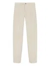 Eleventy Button-fastening Trousers In White
