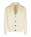 Eleventy Button-front Cardigan In Yellow