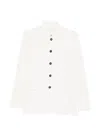 Eleventy Button Pockets Jacket In White