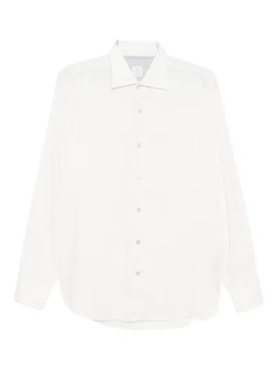 Eleventy Button Shirt In White