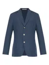 Eleventy Button Single-breasted Blazer In Blue