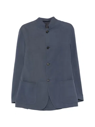 Eleventy Button Single-breasted Jacket In Blue