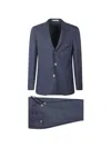 Eleventy Button Single-breasted Blazer In Blue