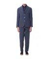 Eleventy Button Single-breasted Blazer In Blue