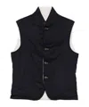 Eleventy Button-up Sleeveless Vest In Black