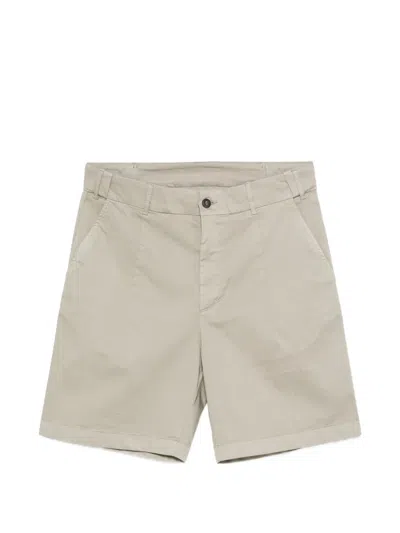 Eleventy Buttoned Bermuda Shorts In Neutral