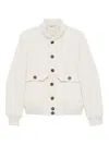Eleventy Men Buttoned Jacket In White