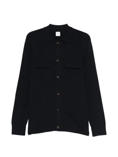 Eleventy Buttoned Long-sleeve Cardigan In Gold