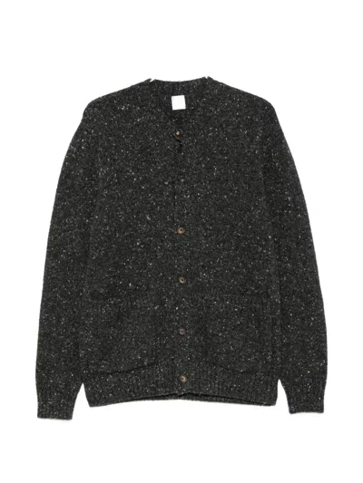 Eleventy Button-up Cardigan In Grey