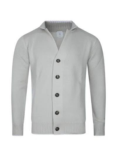 ELEVENTY BUTTON-UP WOOL CARDIGAN