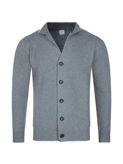 ELEVENTY BUTTON-UP WOOL CARDIGAN