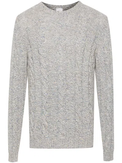 Eleventy Cable-knit Sweater In Neutrals