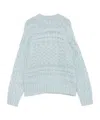 Eleventy Pullover Mit Zopfmuster In White