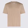 Eleventy Camel Cotton Blend T-shirt