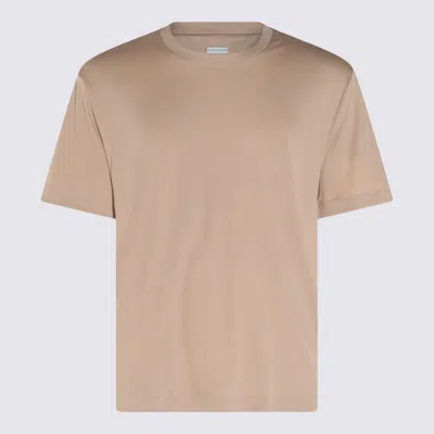 ELEVENTY ELEVENTY CAMEL COTTON BLEND T-SHIRT