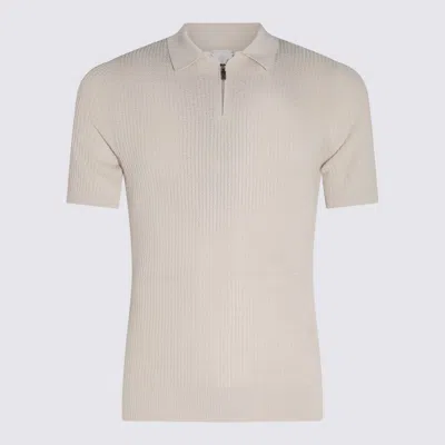ELEVENTY CAMEL COTTON POLO SHIRT