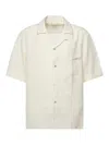 Eleventy Shirt With A Wide Collar In White