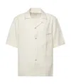 Eleventy Shirt With A Wide Collar In White