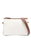 Eleventy Clutch Aus Canvas In Weiss