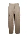 Eleventy Cargo Pants - Beige In Brown