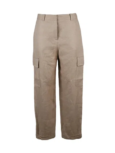 Eleventy Cargo Pants - Beige In Brown
