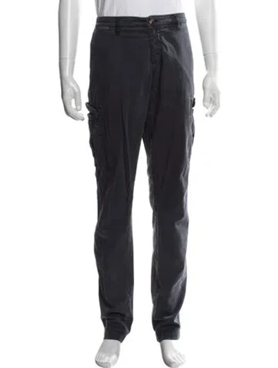 Pre-owned Eleventy Cargo Pants In Blue