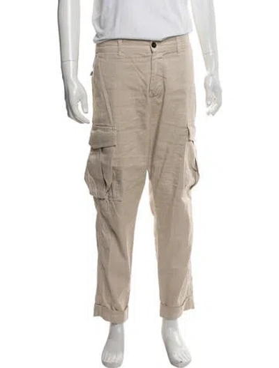 Pre-owned Eleventy Cargo Pants In Neutrals