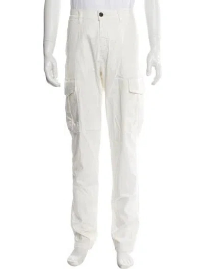 Pre-owned Eleventy Cargo Pants In White