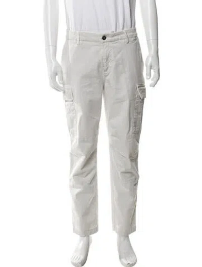 Pre-owned Eleventy Cargo Pants In White