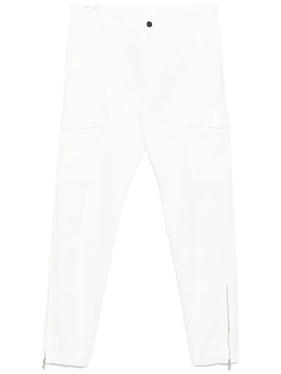 Eleventy Cargo Trousers In White