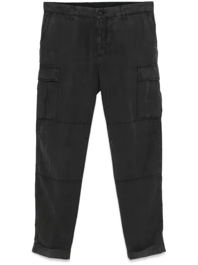 Eleventy Cargo Trousers In 黑色