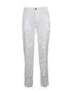 Eleventy Cargo Pants - White In White