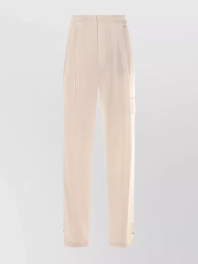 Eleventy Cargo Utility Trousers Elastic Waistband In Neutral