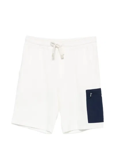 Eleventy Cargo-pocket Shorts In White