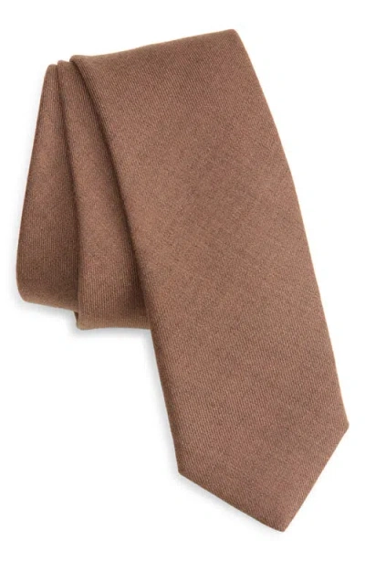 Eleventy Cashmere & Silk Tie In Brown