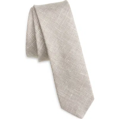 Eleventy Cashmere & Silk Tie In White