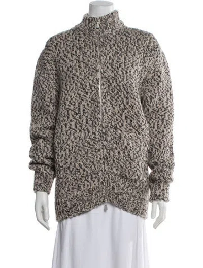 Pre-owned Eleventy Cashmere Animal Print Jacket W/ Tags In Neutral