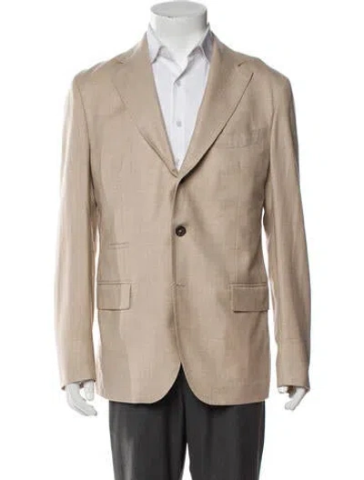 Pre-owned Eleventy Cashmere Blazer In Neutral