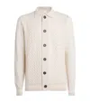 Eleventy Cashmere Collared Cardigan In Neutral