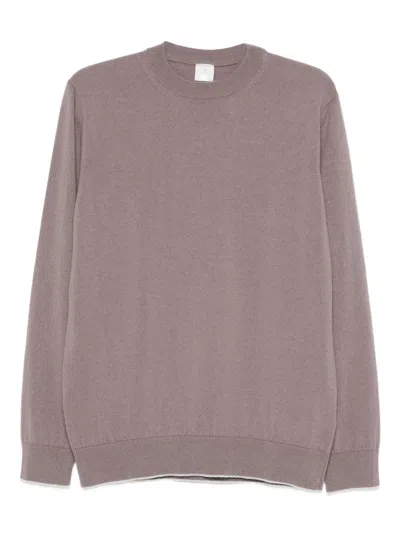 Eleventy Cashmere Crew-neck Sweater In Gray