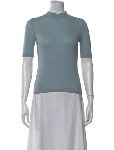 Pre-owned Eleventy Cashmere Crew Neck Sweater In Blue